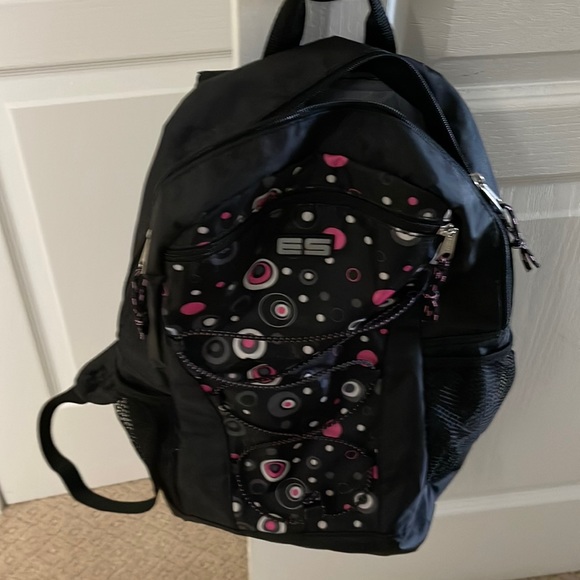 Other - ES pink and black backpack